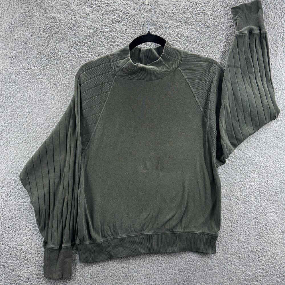 Free People Beach Sweater Women's Small‎ Petite Turtleneck Corduroy Pullover